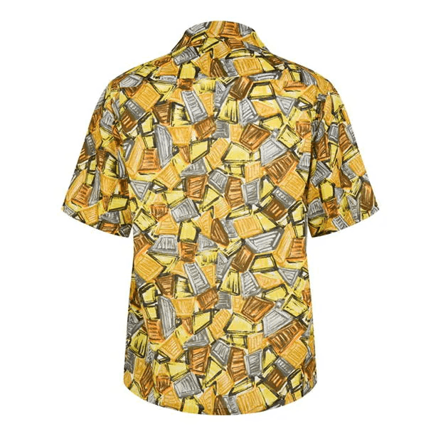 Prada Print Short Sleeve Shirt Size US M / EU 48-50 / 2 - 2 Thumbnail