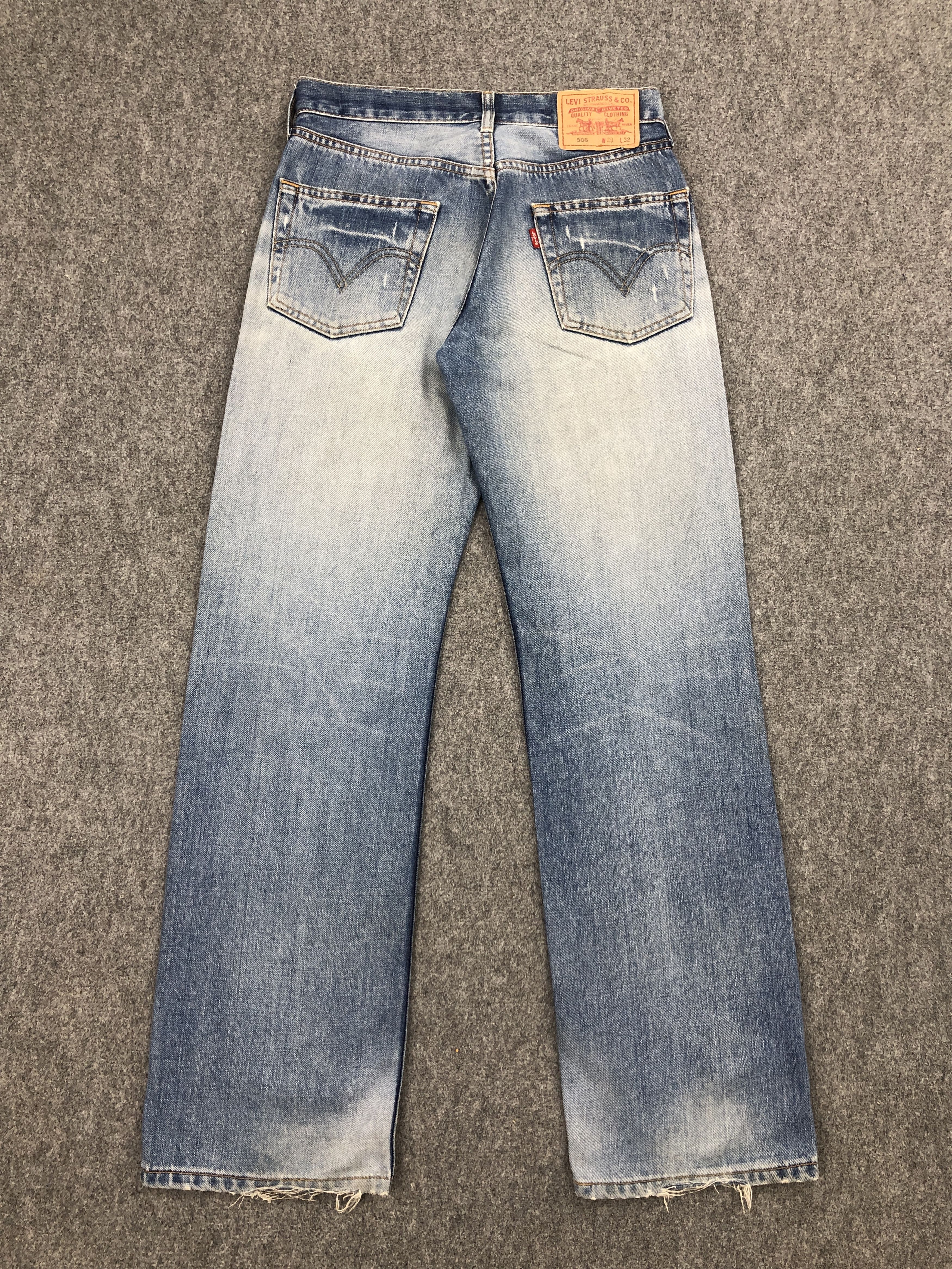 Levi's × Vintage Vintage Levis 506 Faded Blue Jeans DP2295 Size US 28 / EU 44 - 3 Thumbnail