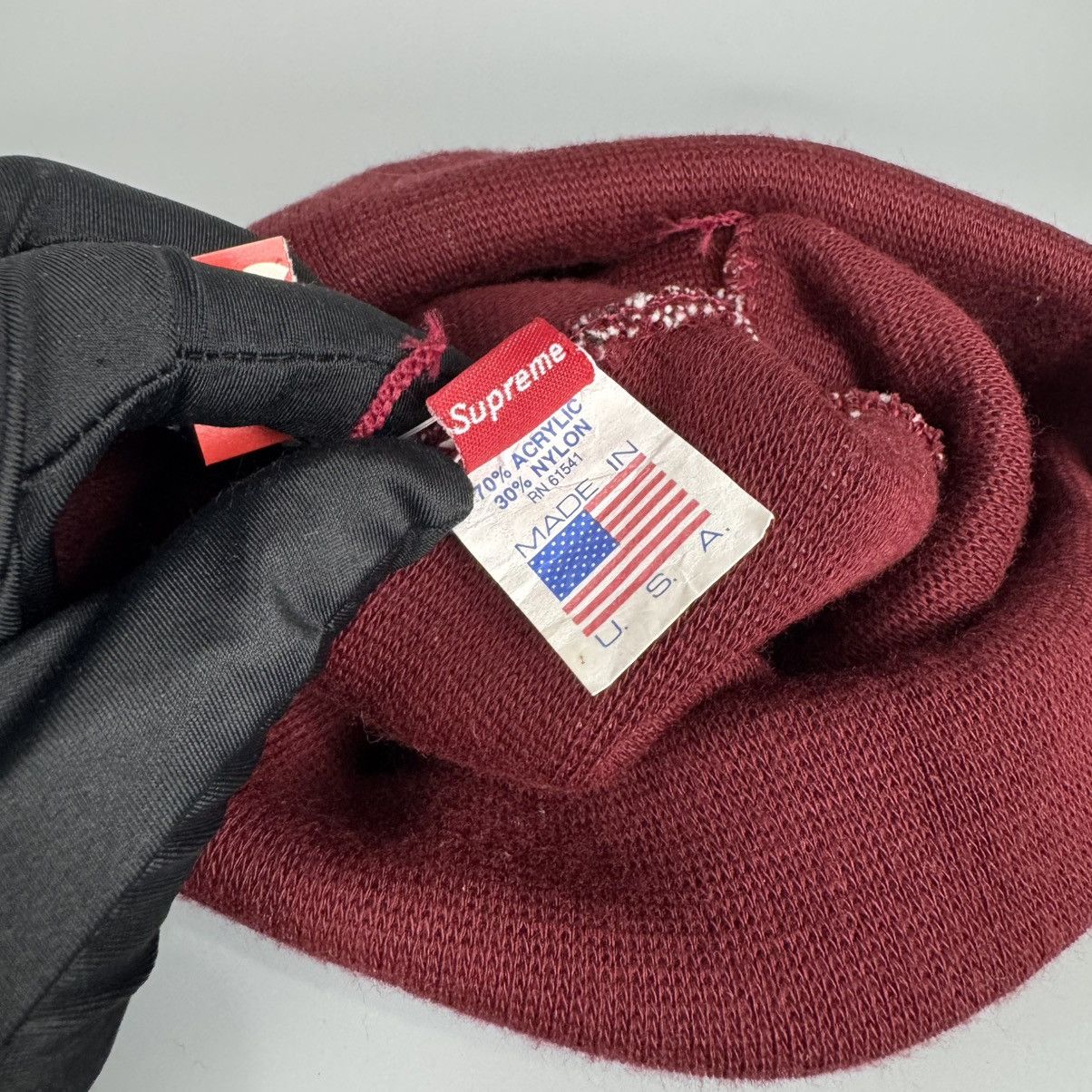 Supreme VINTAGE SUPREME 90s/00s DOLLAR SIGN BEANIE Size ONE SIZE - 5 Thumbnail