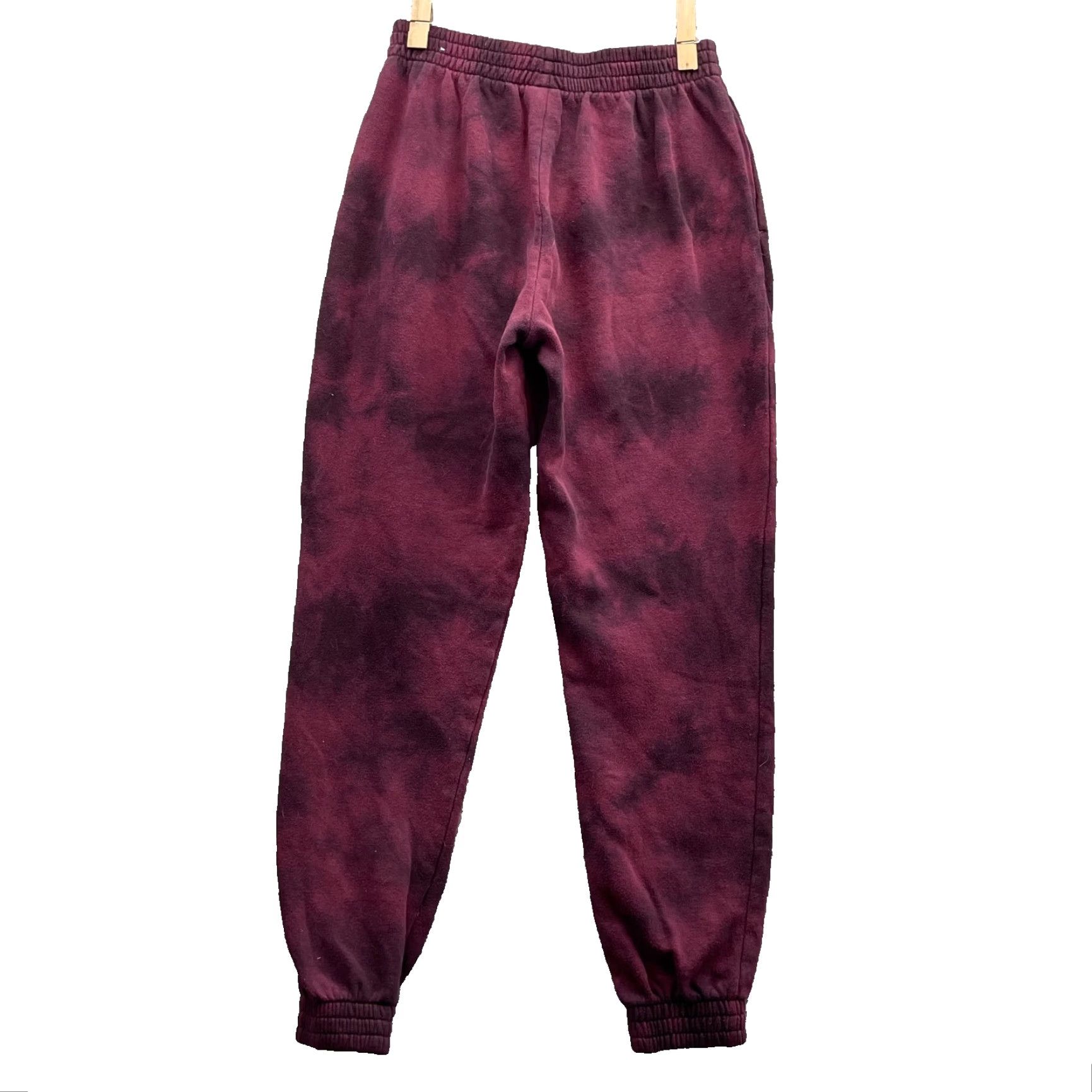 Victoria's Secret PINK Victorias Secret Sweatpants Womens 25x27 Burgundy TieDye Jogger Lounge Gym Size 28" / US 6 / IT 42 - 2 Thumbnail