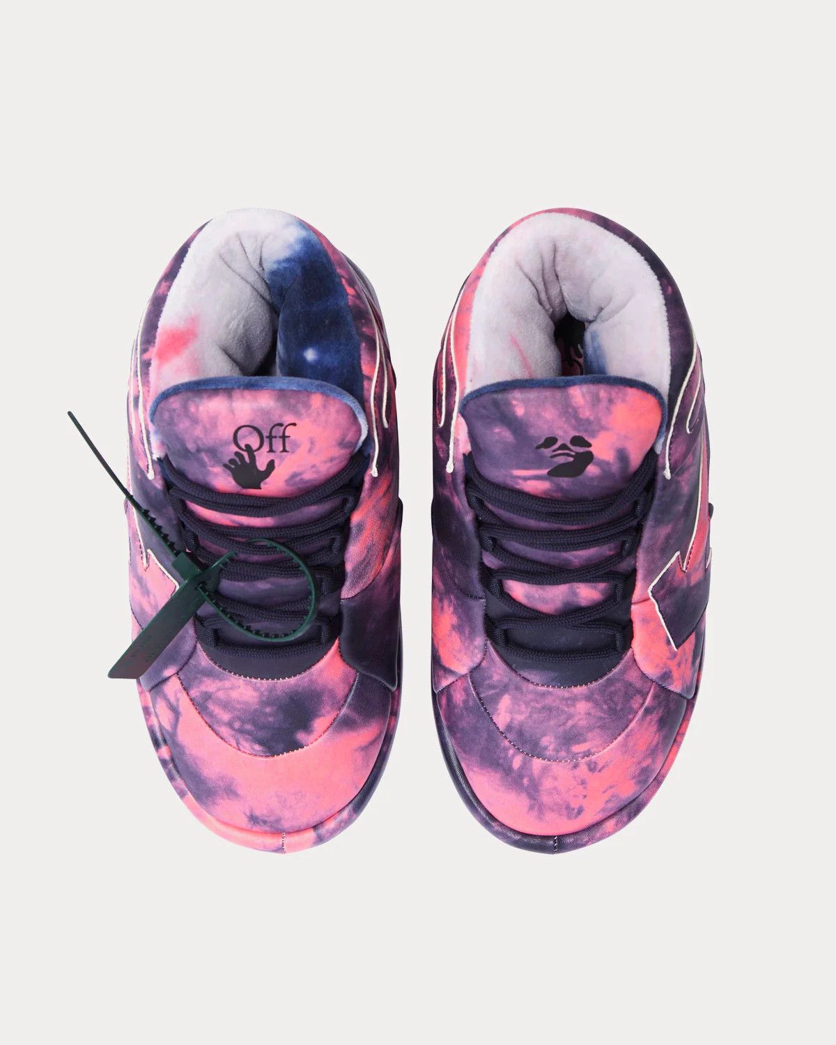 Off-White o1gr1nt1124 Tie Dye Bump Sneakers in Purple Size US 5 / IT 35 - 2 Thumbnail
