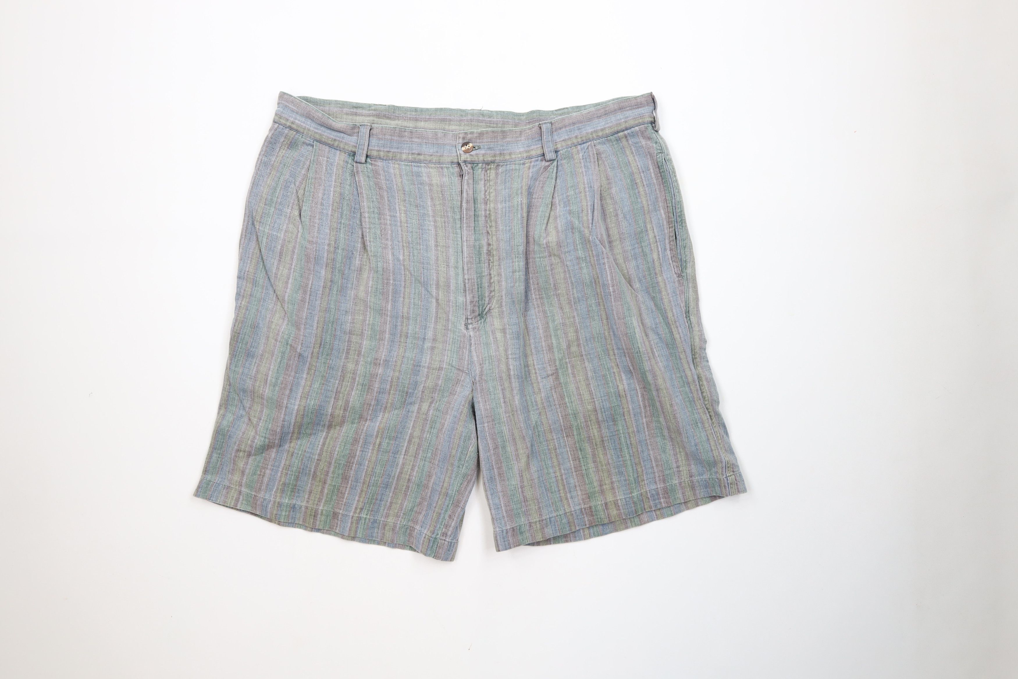 Woolrich Woolen Mills Vintage 90s Woolrich Rainbow Above Knee Chino Shorts Cotton Size US 36 / EU 52 - 1 Thumbnail