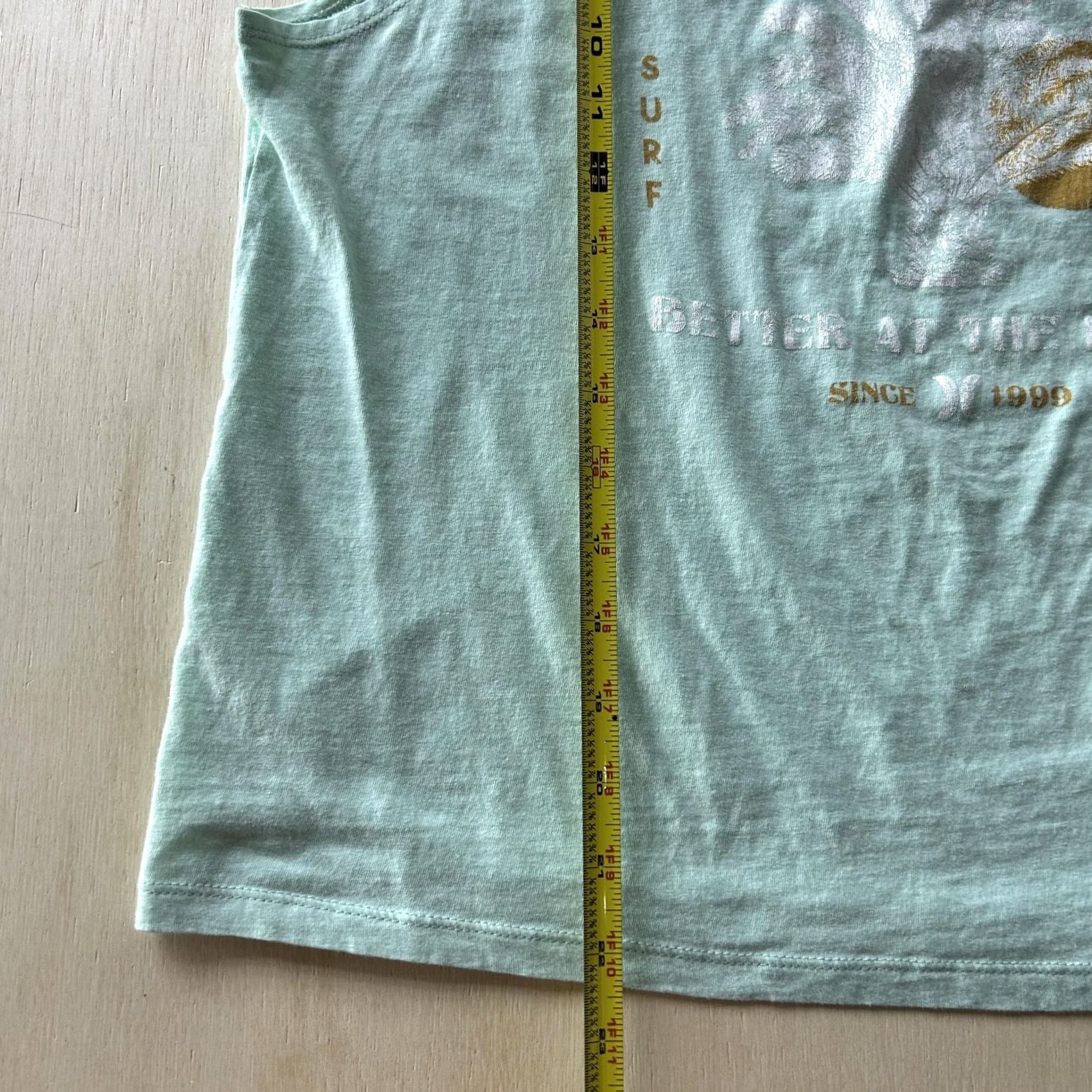 Hurley Hurley Tank Top Womens Large Green Surf Crew Better At The Beach Muscle Graphic Shirt Size L / US 10 / IT 46 - 4 Thumbnail