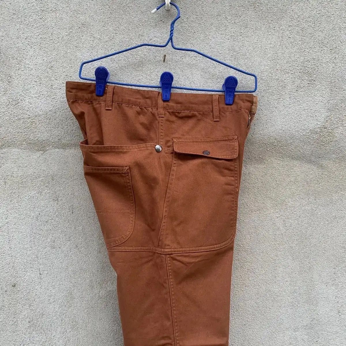 Japanese Brand FYE 🔥AWESOME POCKET BIG JAPANESE VINTAGE RUGGED BROWN PANTS Size US 30 / EU 46 - 12 Thumbnail