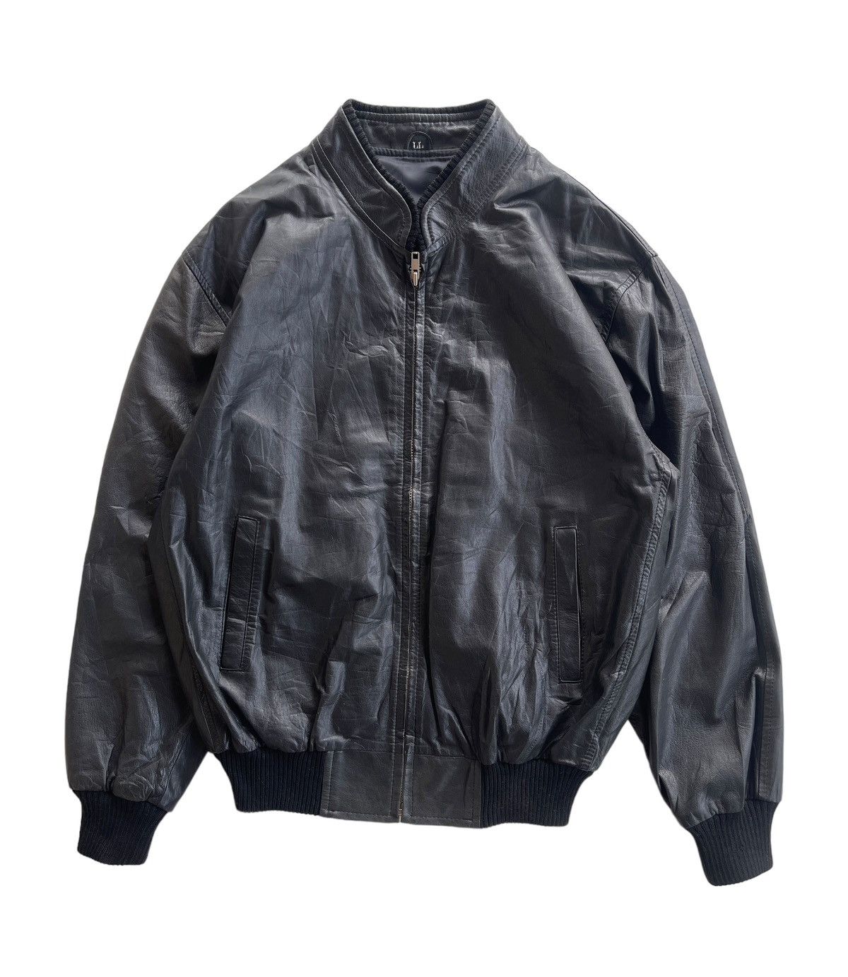 Designer × Streetwear × Vintage Pearled Ivory Grained Leather