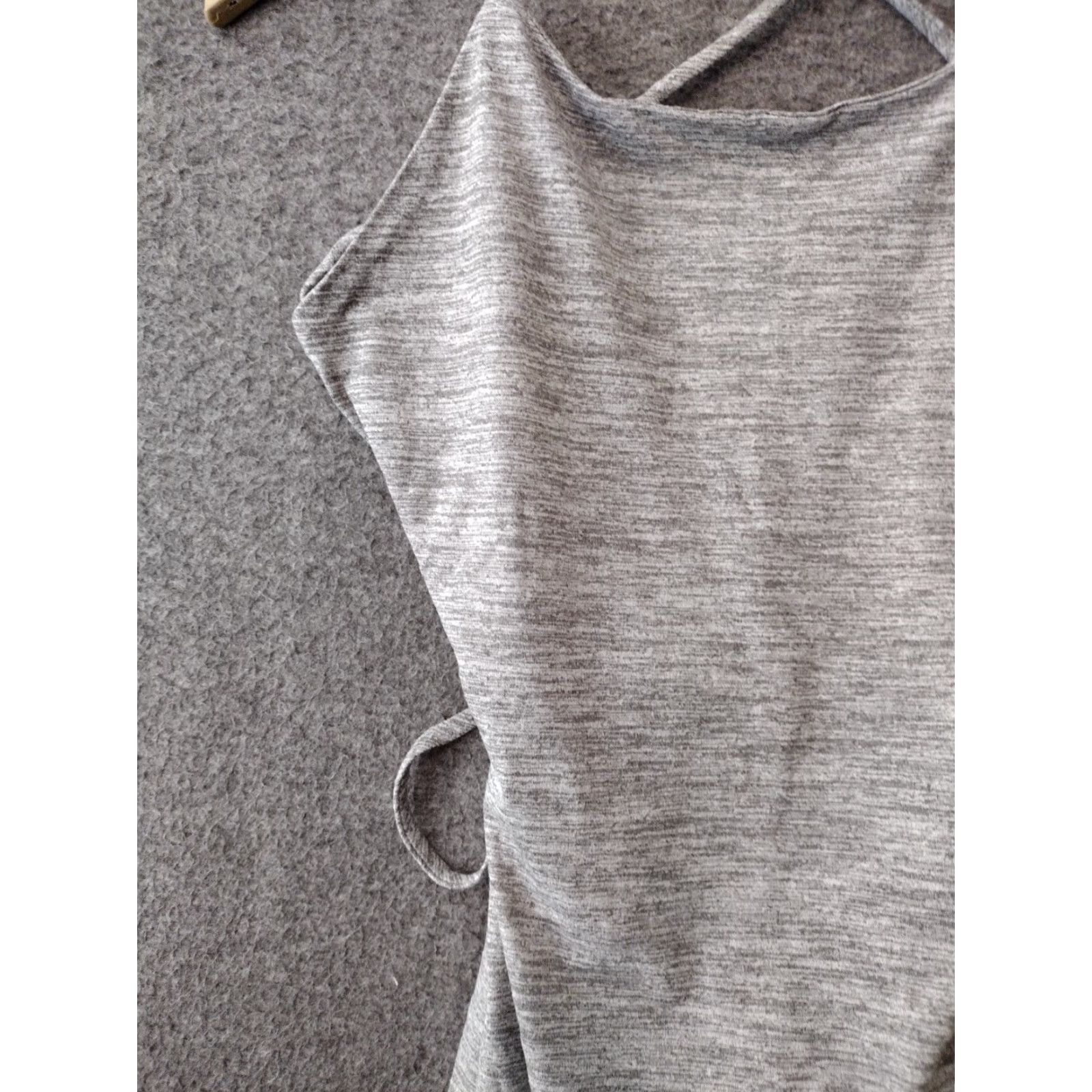 Vintage Codigo Maxi Dress Women Sleeveless Gray Open Back Maxi Dress S Gray Sexy Spaghetti Strap Open Back Summer Casual Leather? Size S / US 4 / IT 40 - 6 Thumbnail