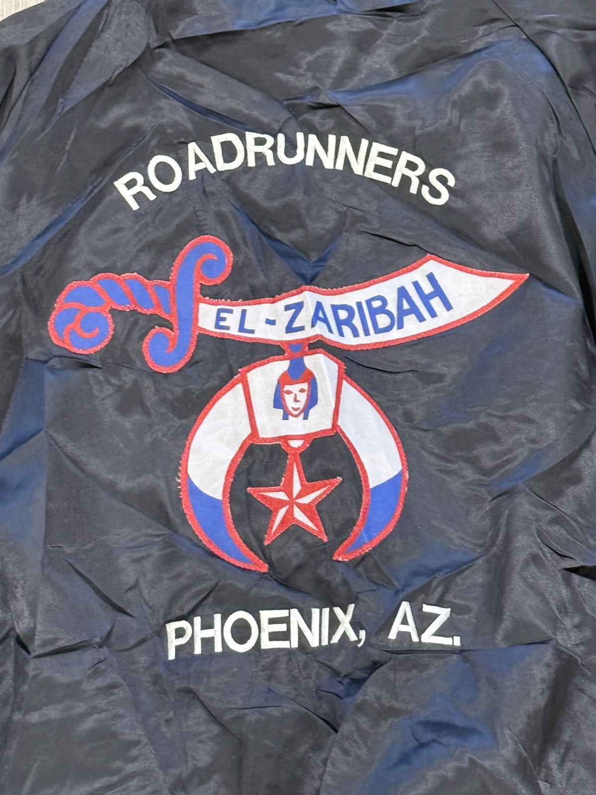 Vintage Vintage Pro Fit 80s Satin Bomber Jacket El Zaribah (Doug) Size US XL / EU 56 / 4 - 7 Thumbnail