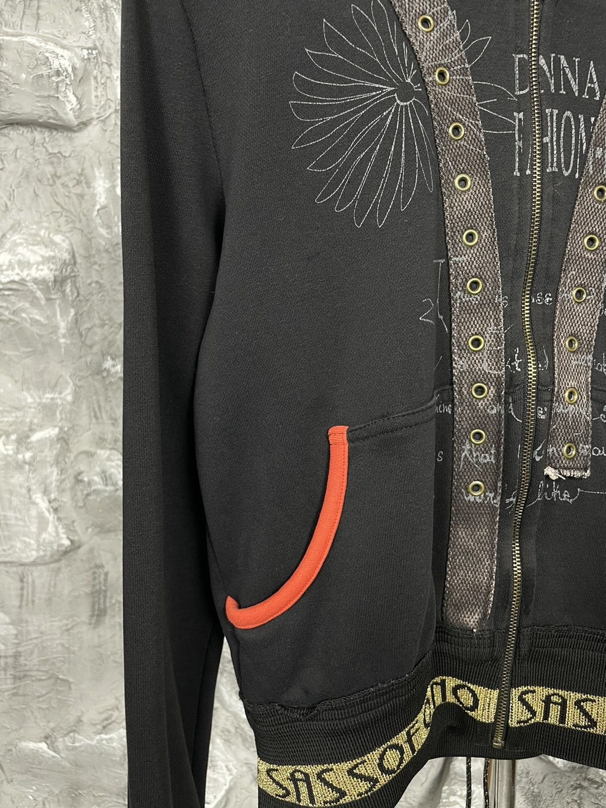Hysteric Glamour × Japanese Brand 2000s Vintage Punk Y2K Bandage Hoodie Ed Hardy Style Size US S / EU 44-46 / 1 - 6 Thumbnail