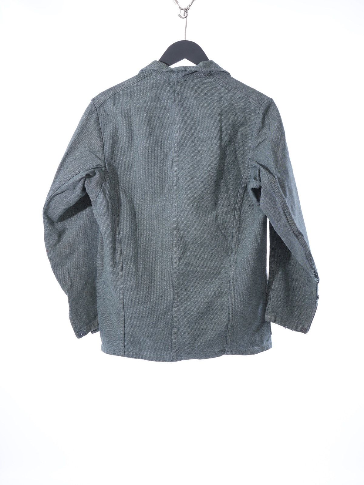 Le Laboureur Vintage 80s Konig French Work Sanfor Faded Denim Jacket Size US M / EU 48-50 / 2 - 9 Thumbnail