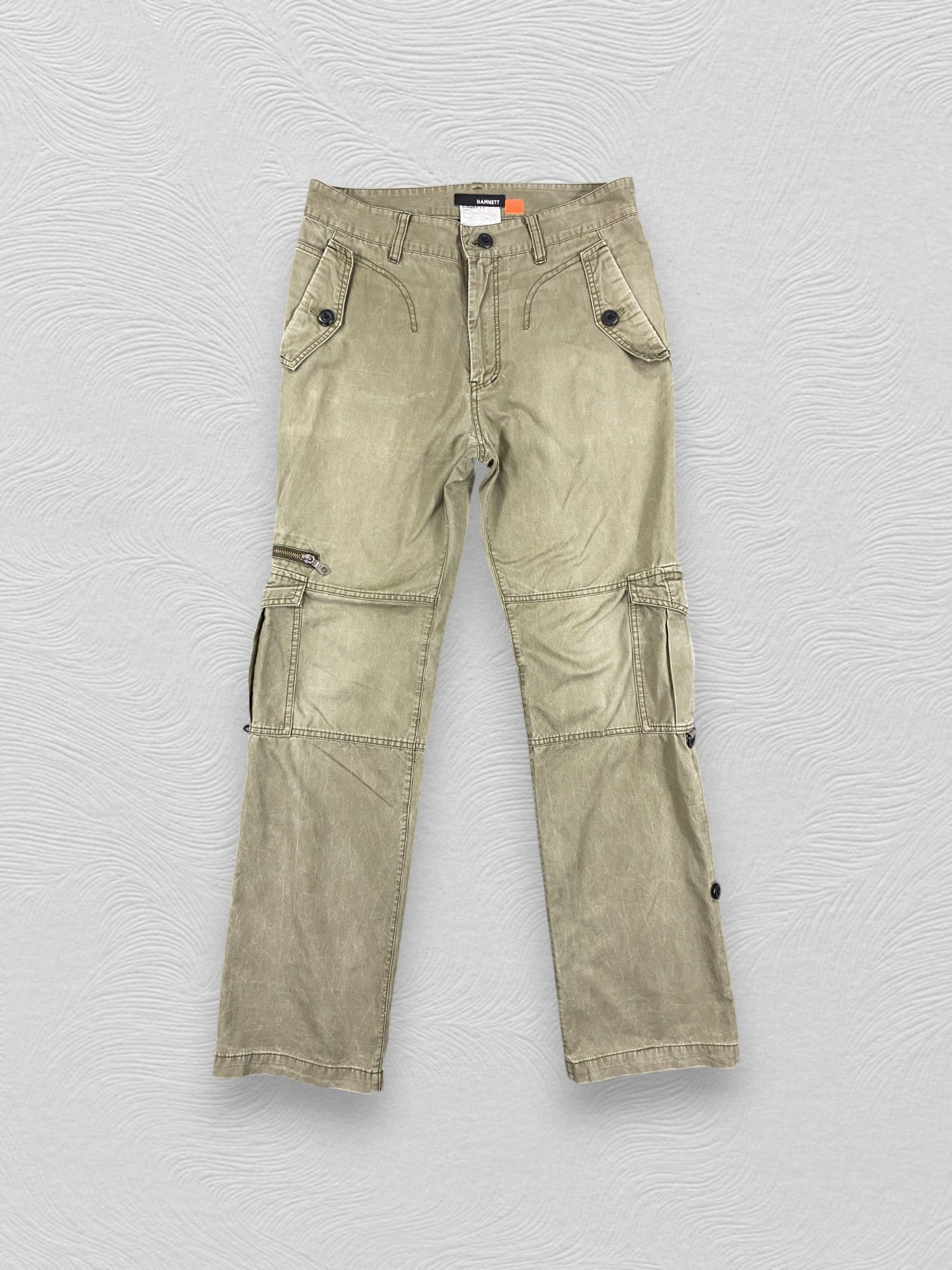 Japanese Brand Vintage Hamnett Cargo Pants Cargo Multi Pocket -CP212 Size US 33 - 1 Thumbnail