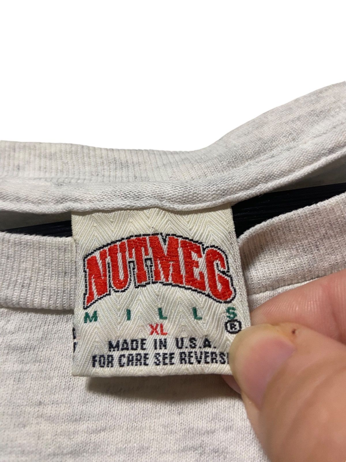 Nutmeg × Vintage Vintage 90s Miami Dolphins Breakthrough T Shirt Size XL Size US XL / EU 56 / 4 - 6 Thumbnail