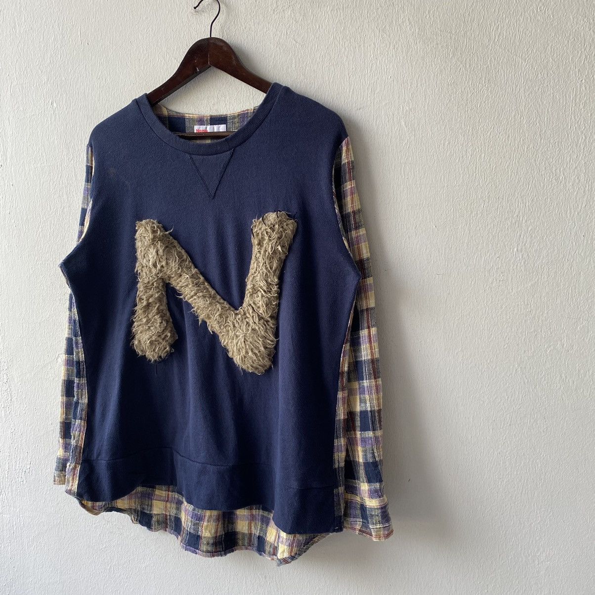 Ne-Net Ne-net by Issey Miyake Sweatshirt Reconstruct Flannel Size US M / EU 48-50 / 2 - 2 Thumbnail