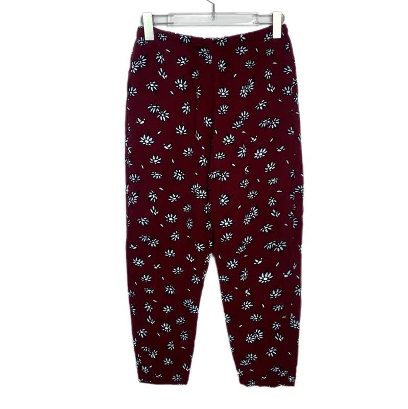 Marni Marni Casual Cotton Pants in Deep Red for Women 0089 Size 22" - 1 Thumbnail