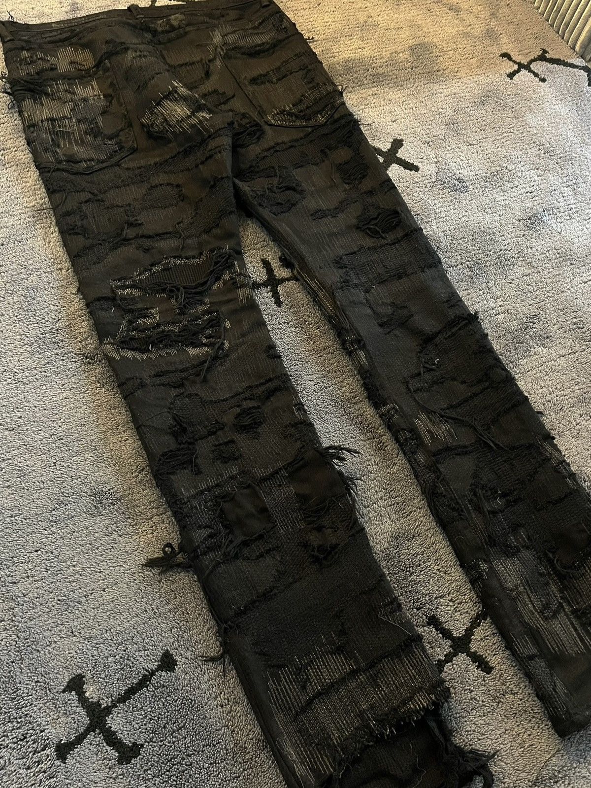 Undercover AW05 Arts and Crafts 85 Distressed Denim Size US 32 / EU 48 - 6 Thumbnail