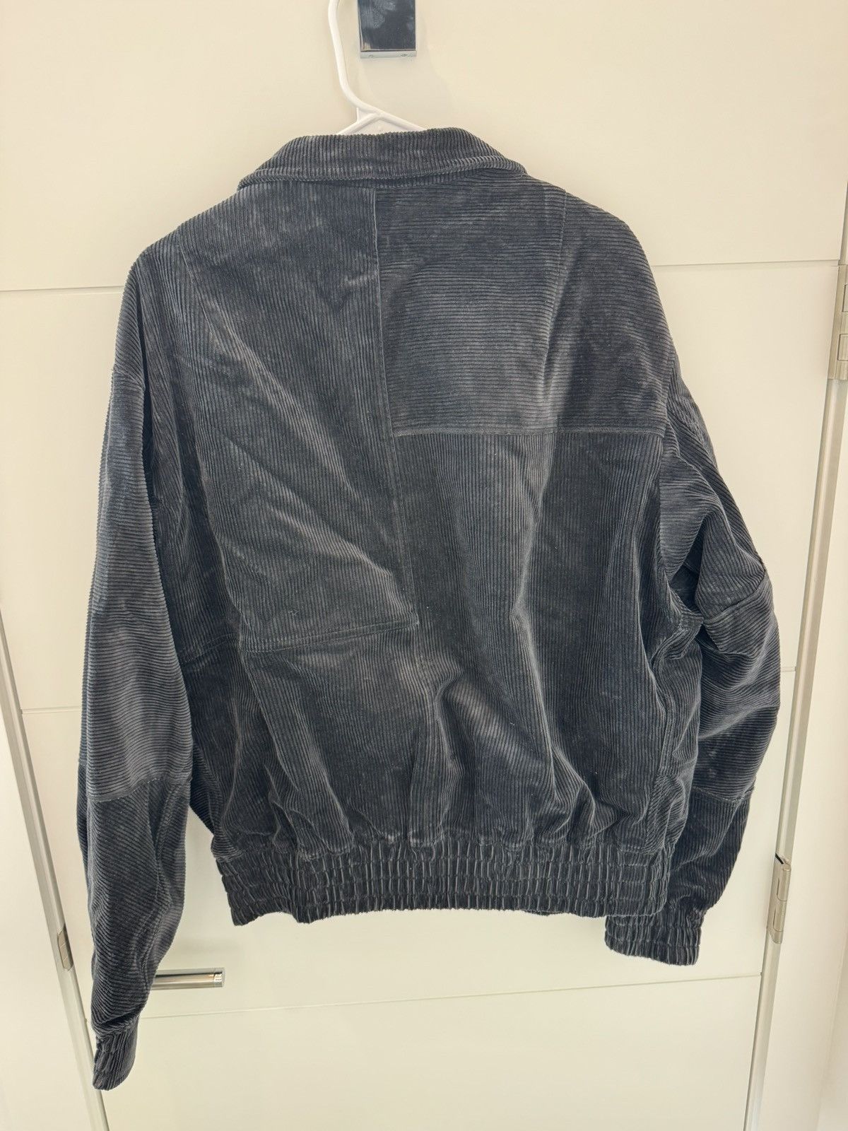 KURO Kuro Black Corduroy Patchwork Jacket Size US L / EU 52-54 / 3 - 2 Thumbnail