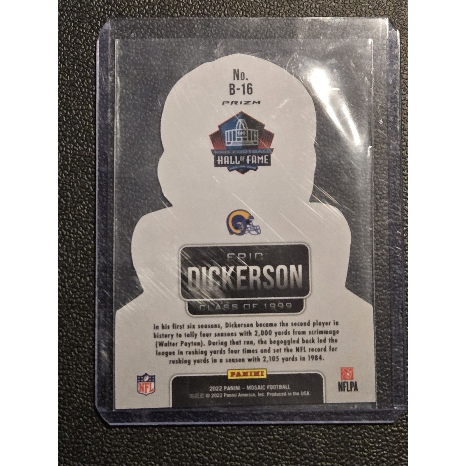 Other 2022 Panini Mosaic #B-16 Eric Dickerson Busted Size ONE SIZE - 2 Thumbnail
