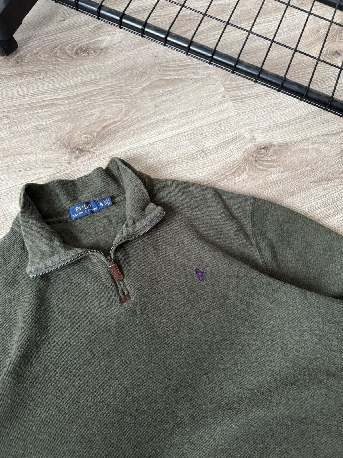 Polo Ralph Lauren Polo Ralph Lauren 1/4 Zip Sweater Size US XL / EU 56 / 4 - 4 Thumbnail