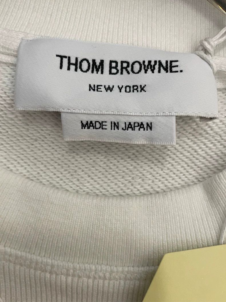 Thom Browne Thom Browne size1 Huffug round neck hoodie Size US S / EU 44-46 / 1 - 3 Thumbnail