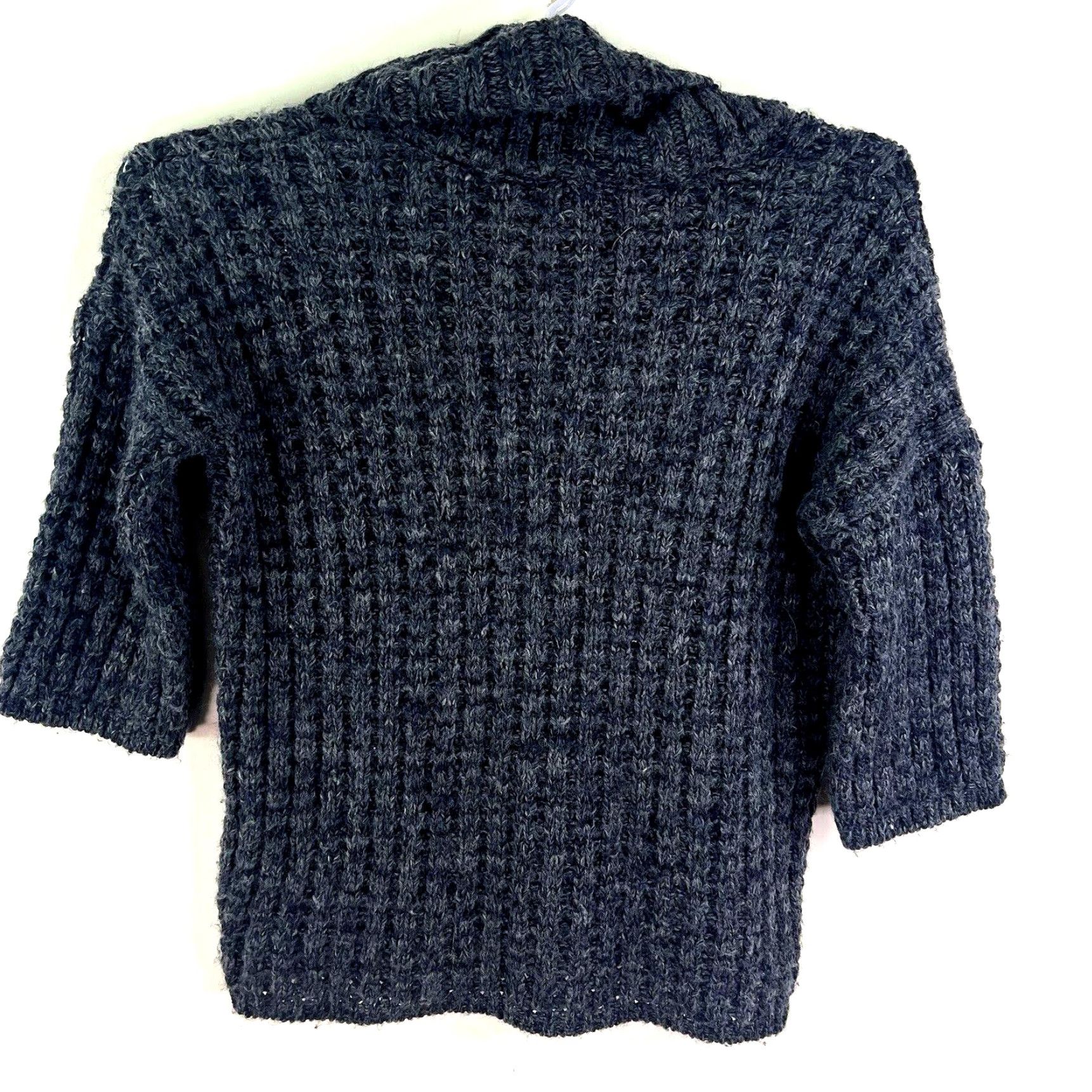 Massimo Dutti Massimo Dutti Wool Blend Cable Knit Sweater Womens Sioze S Blue Size S / US 4 / IT 40 - 4 Thumbnail