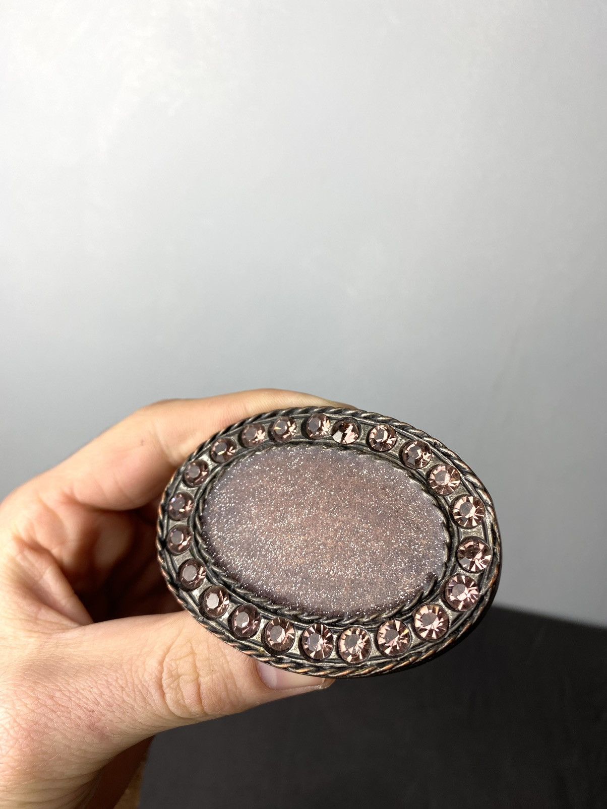 Cowboy Equipment Italy Made Vintage Belt Cowboy Style Rhinestones Patchwork Size ONE SIZE - 8 Thumbnail