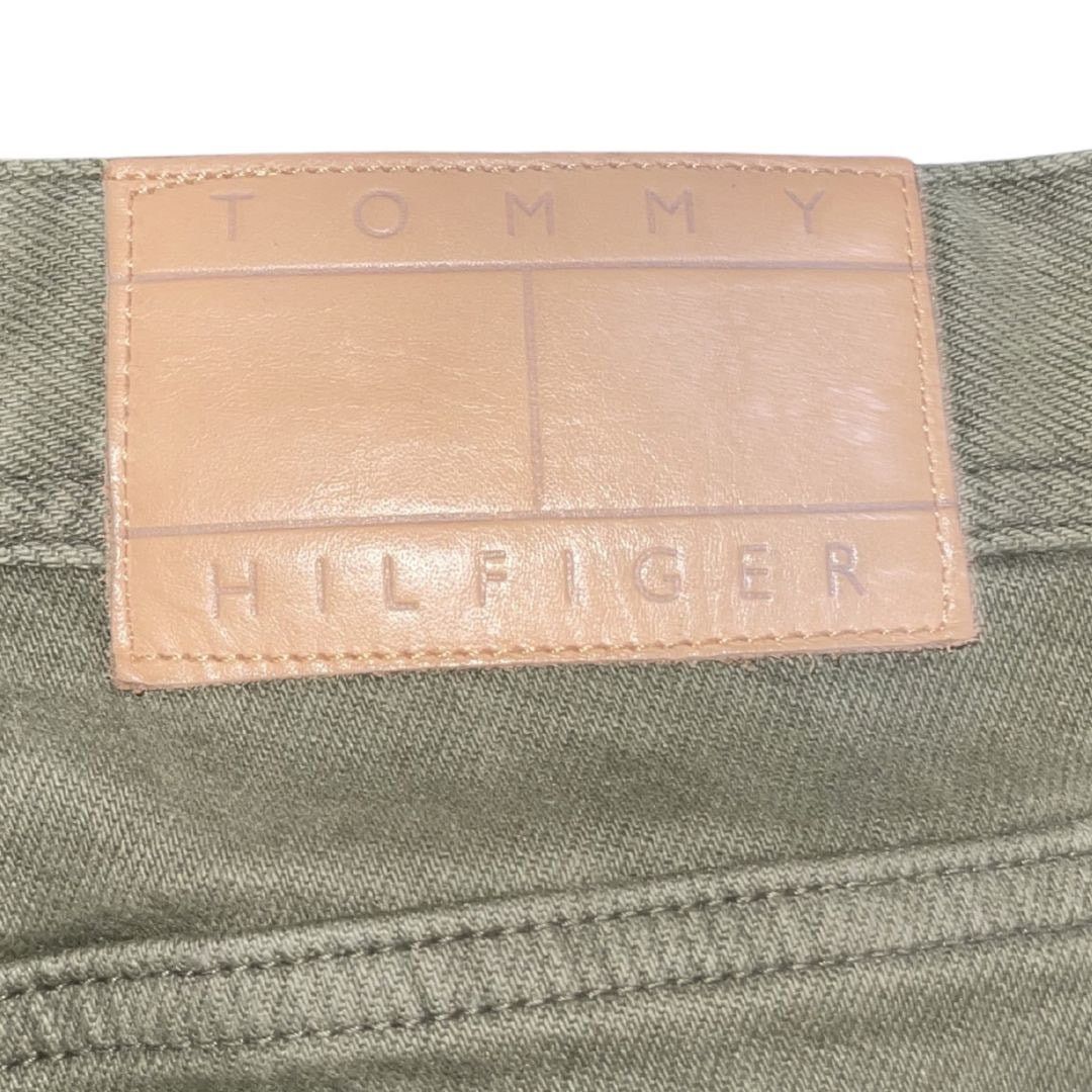 Tommy Hilfiger Stretch Green Denim Straight Leg Jeans SZ 36X32 Streetwear Size US 36 / EU 52 - 5 Thumbnail