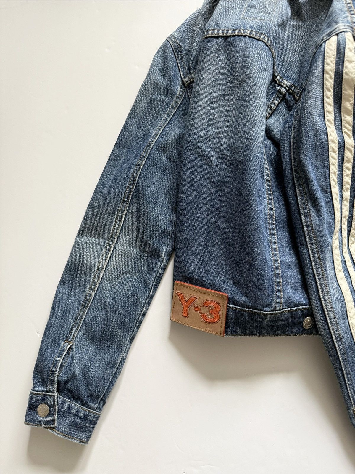 Y-3 Y-3 aw05’ striped Denim jacket Size M / US 6-8 / IT 42-44 - 7 Thumbnail