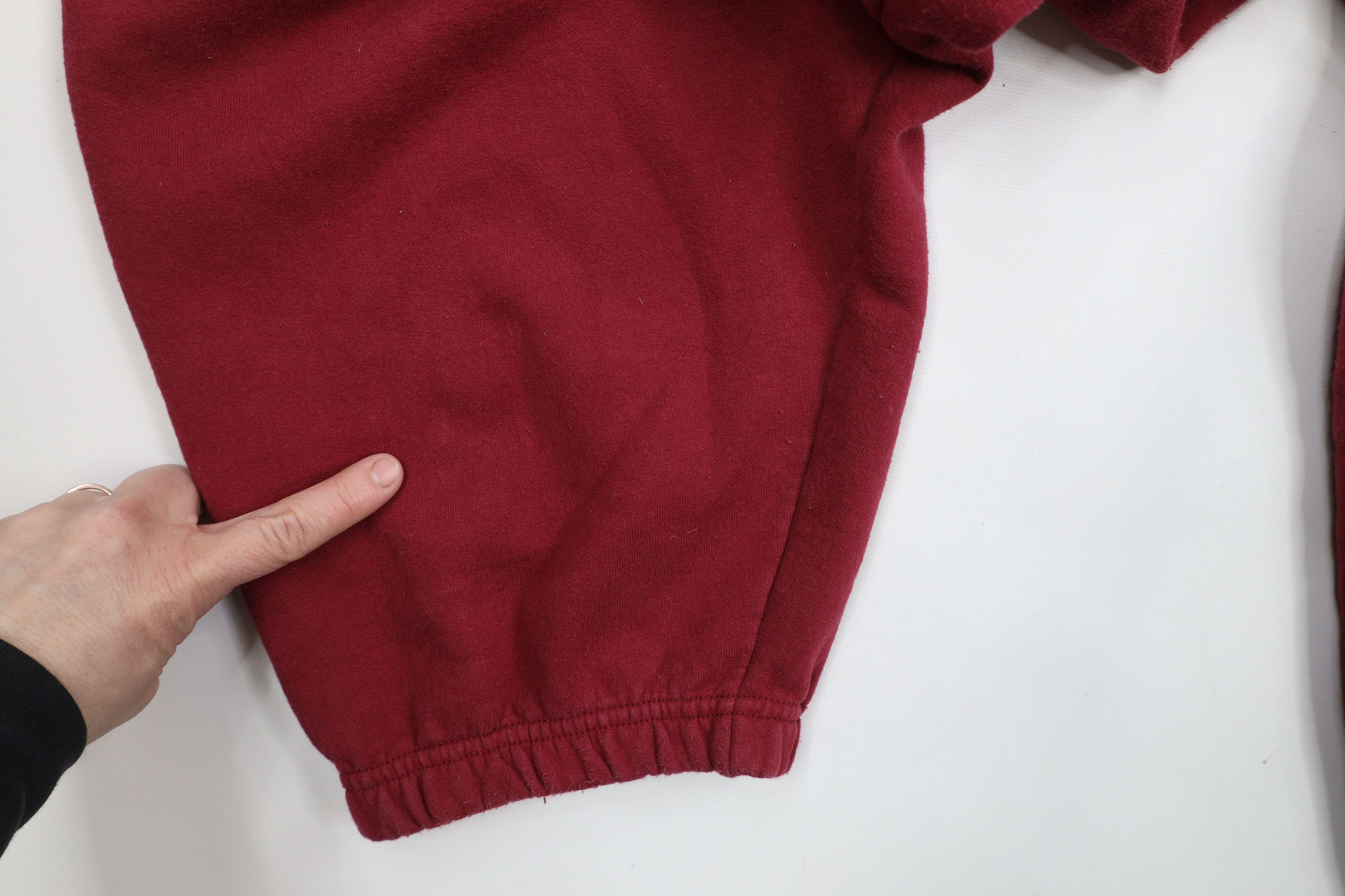Starter × Vintage Vintage 90s Starter Heavyweight Sweatpants Joggers Red Size US 40 / EU 56 - 8 Thumbnail