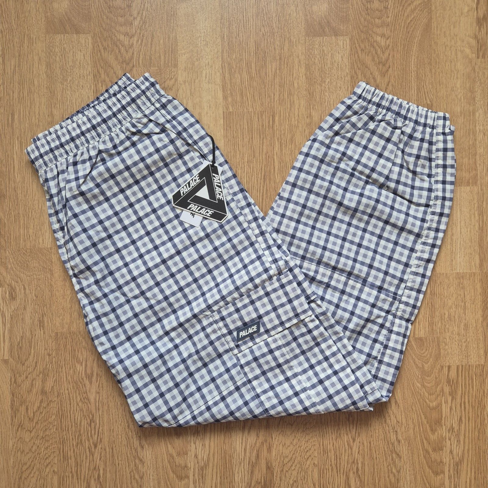 Palace Palace Lighter Shell Cargo Blue Check Medium SS24 Size US 32 / EU 48 - 1 Thumbnail