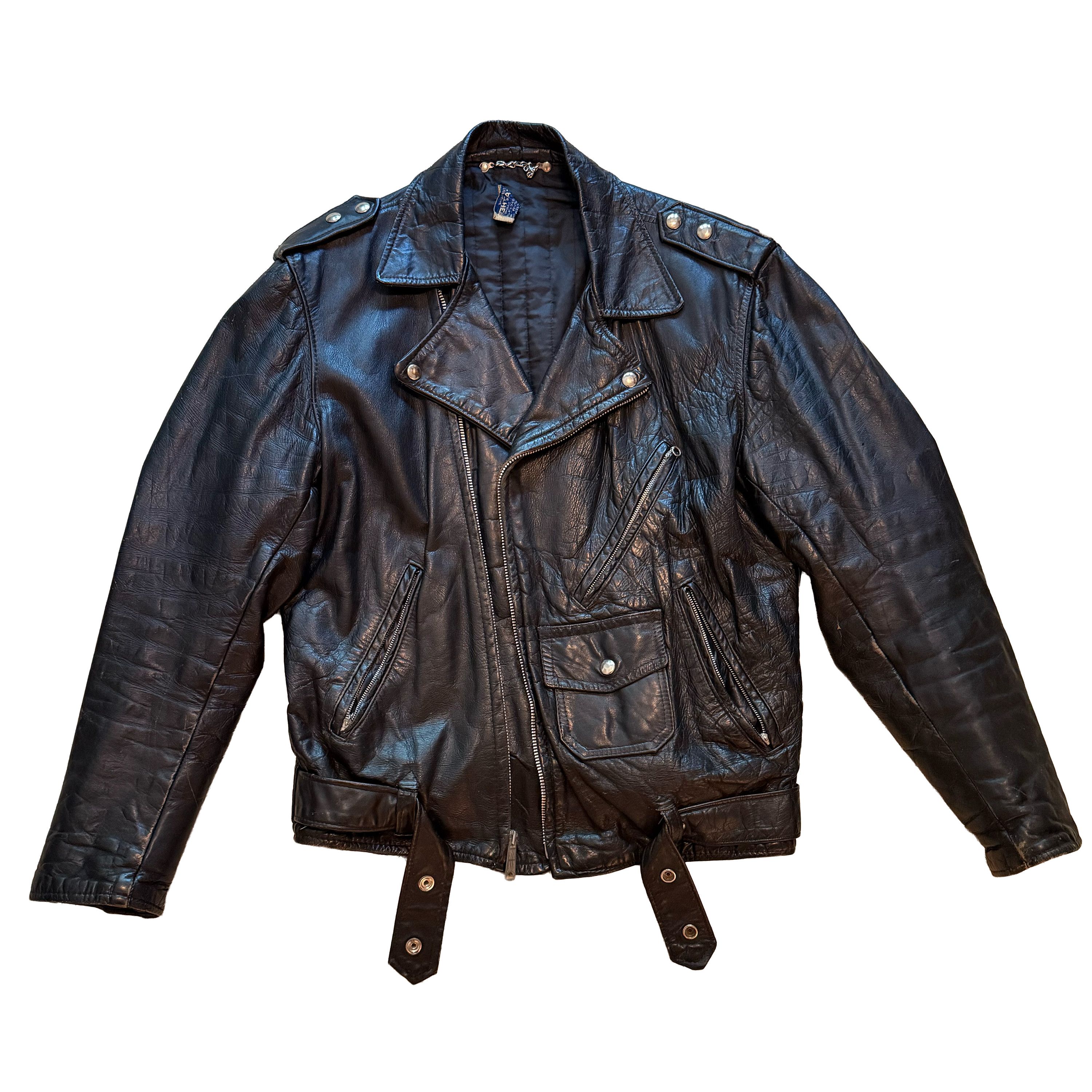 Guess × Vintage Vintage Leather Guess Racing Jacket | Grailed