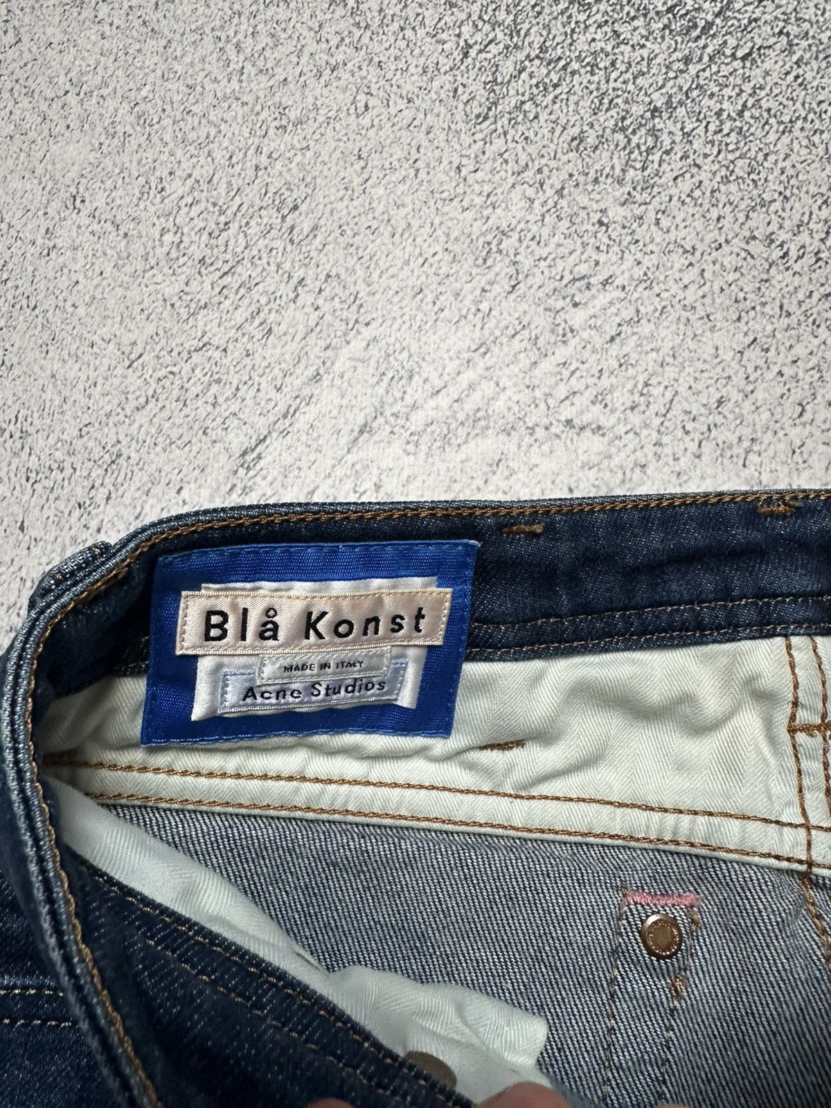 Acne Studios Acne Studios Bla Konst Jeans Dark Blue W25 L32 Slim Fit Size 25" / US 0 / IT 36 - 8 Thumbnail