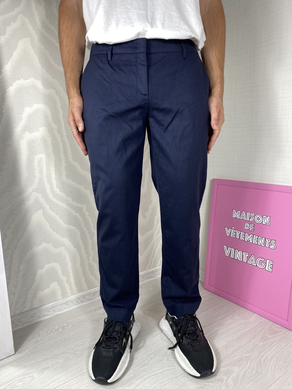 image of Prada Milano Pants Suit in Navy, Men's (Size 36)