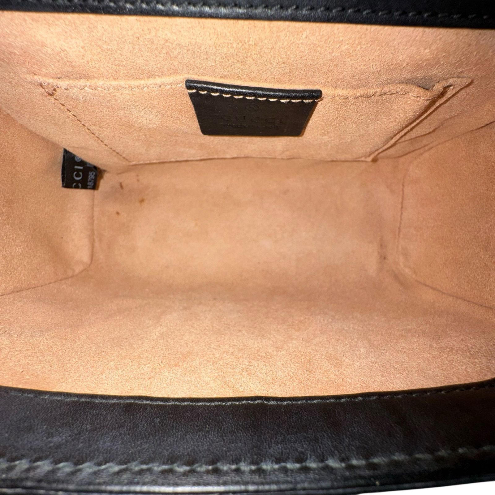 Gucci Gucci Monogram Bee Chain Shoulder Bag Size ONE SIZE - 7 Thumbnail