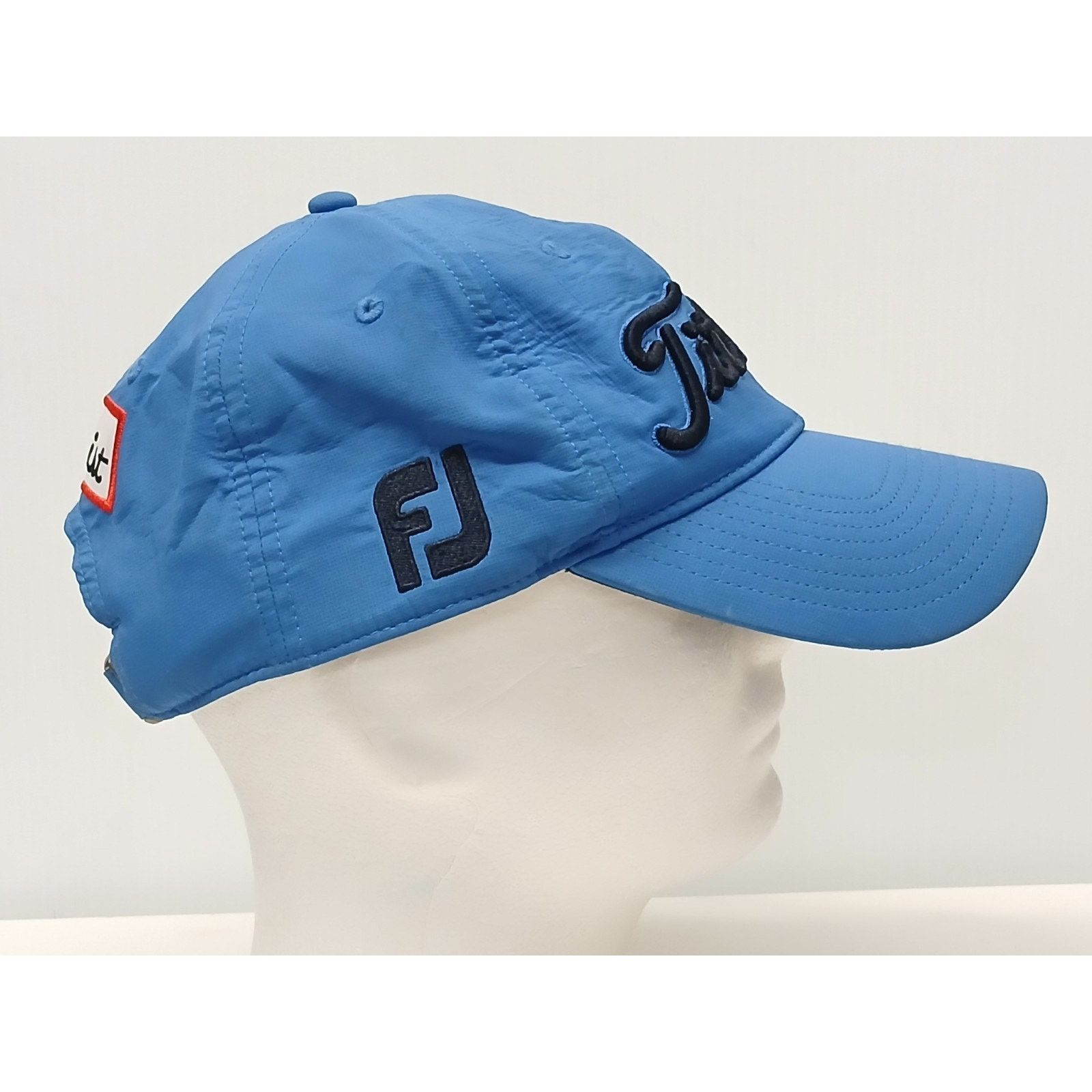 Titleist Titleist (OSFM) Blue Poly Blend Dri Fit Strap Golf Cap Size ONE SIZE - 6 Thumbnail