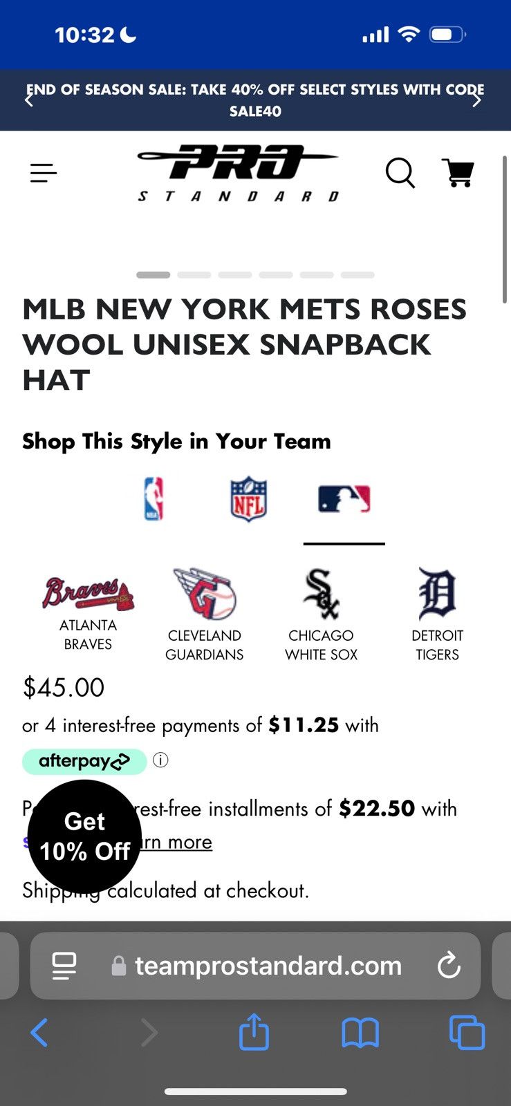 New Era × New York Yankees New York Mets Snapback Hat Size ONE SIZE - 7 Thumbnail