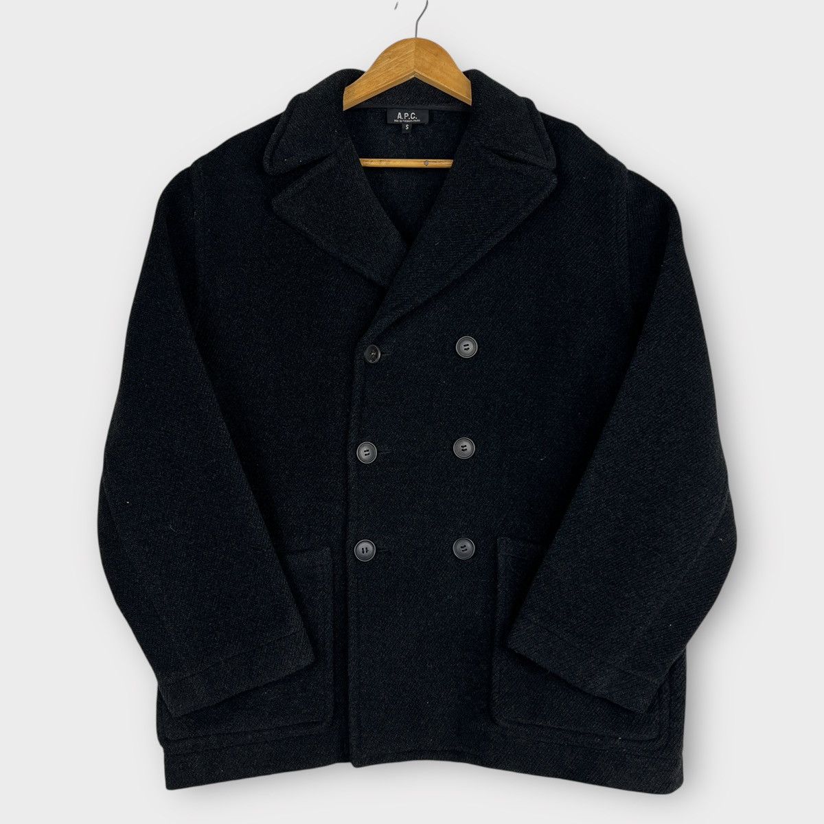 A.P.C. Vintage Apc Double Breasted Peacoat Size US S / EU 44-46 / 1 - 3 Thumbnail