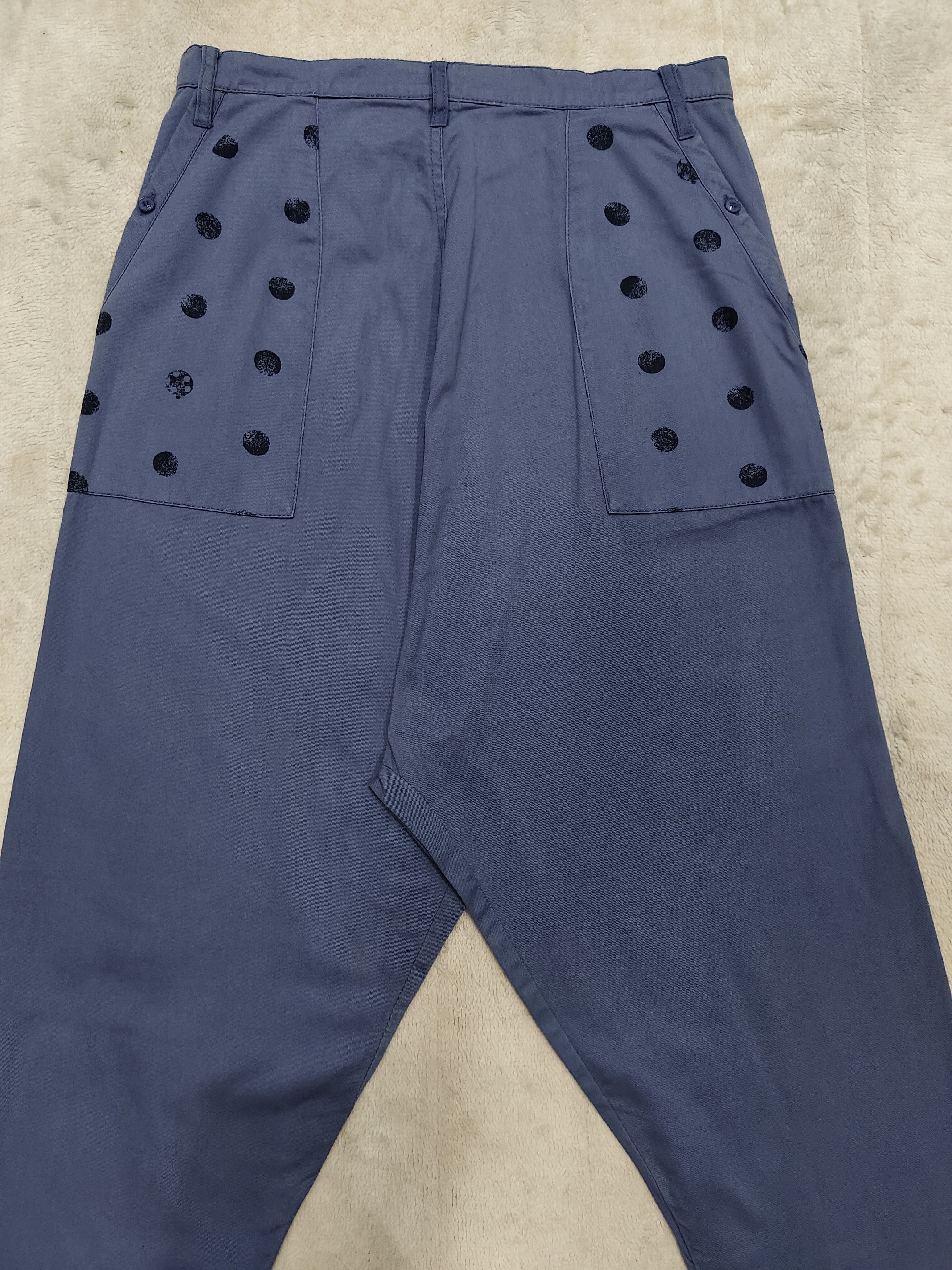 Ne-Net Ne-Net🇯🇵 by Issey Miyake Apple Polkadots Trousers Size 31" - 4 Thumbnail