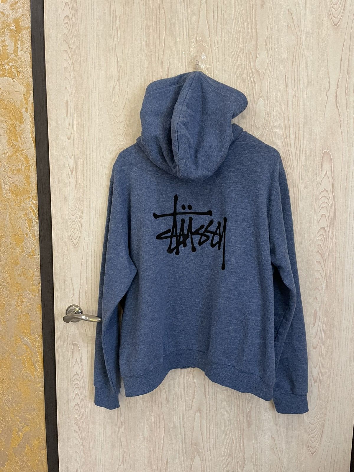 Stussy Stussy Vintage Contrast Double Face Label Zip Hoodie Navy