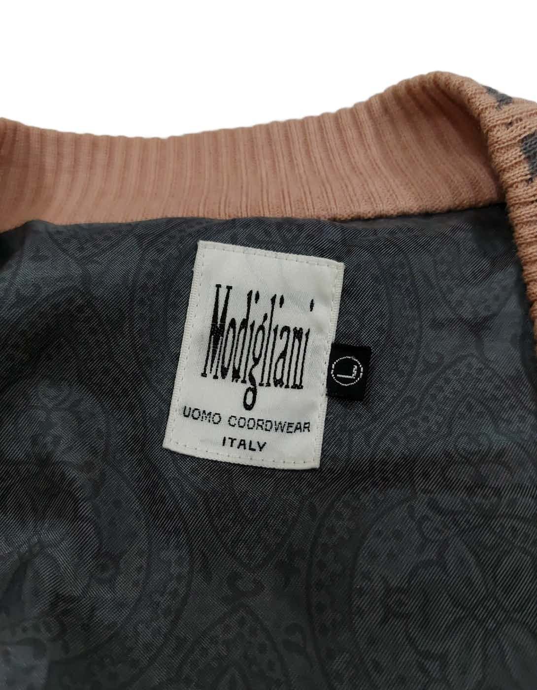 Other Rare! Vintage Modigliani Italian Designer Jacquard Cardigan Size US L / EU 52-54 / 3 - 7 Thumbnail