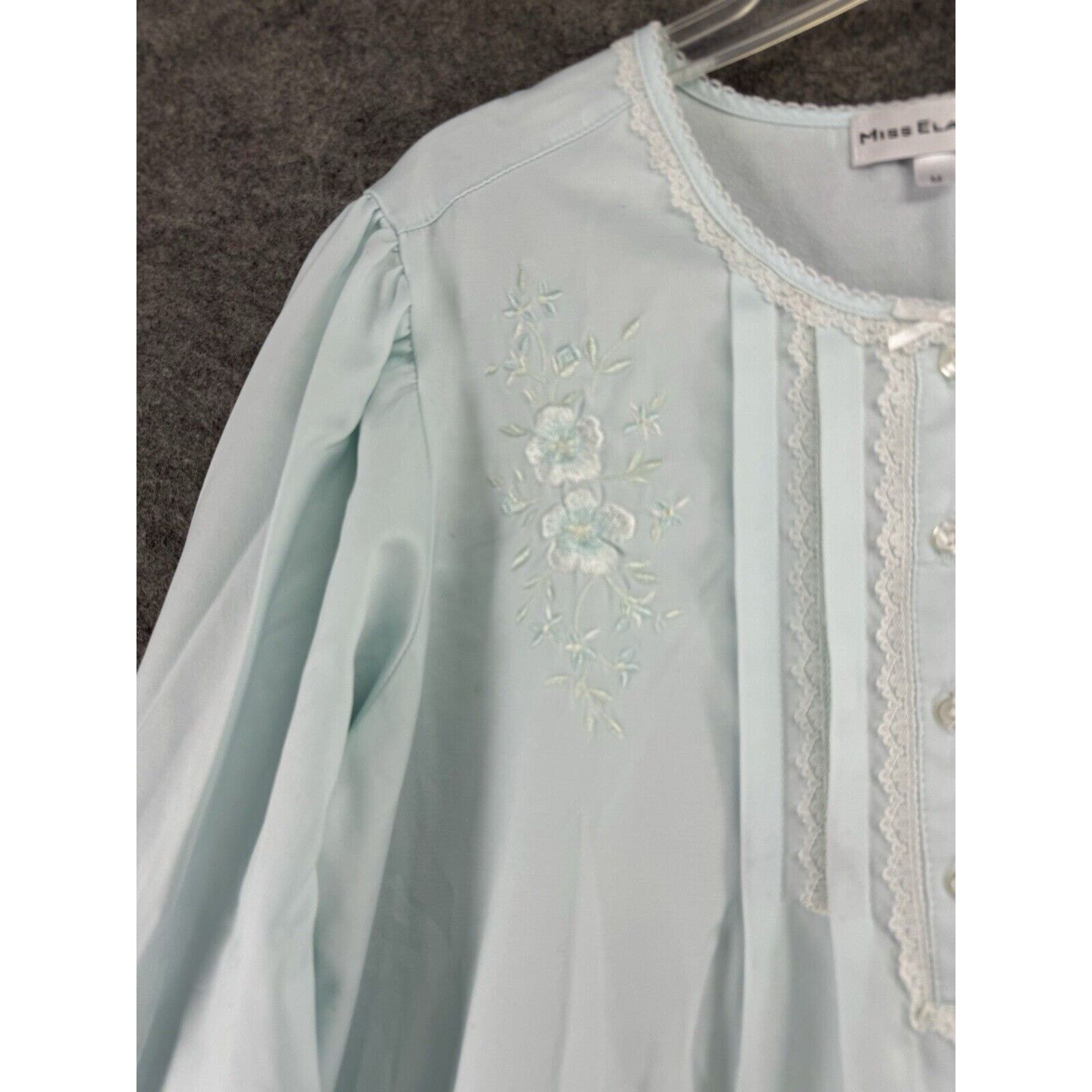 Other Miss Elaine Vintage Nightgown M Embroidery Lace Grandmacore Size M / US 6-8 / IT 42-44 - 10 Thumbnail