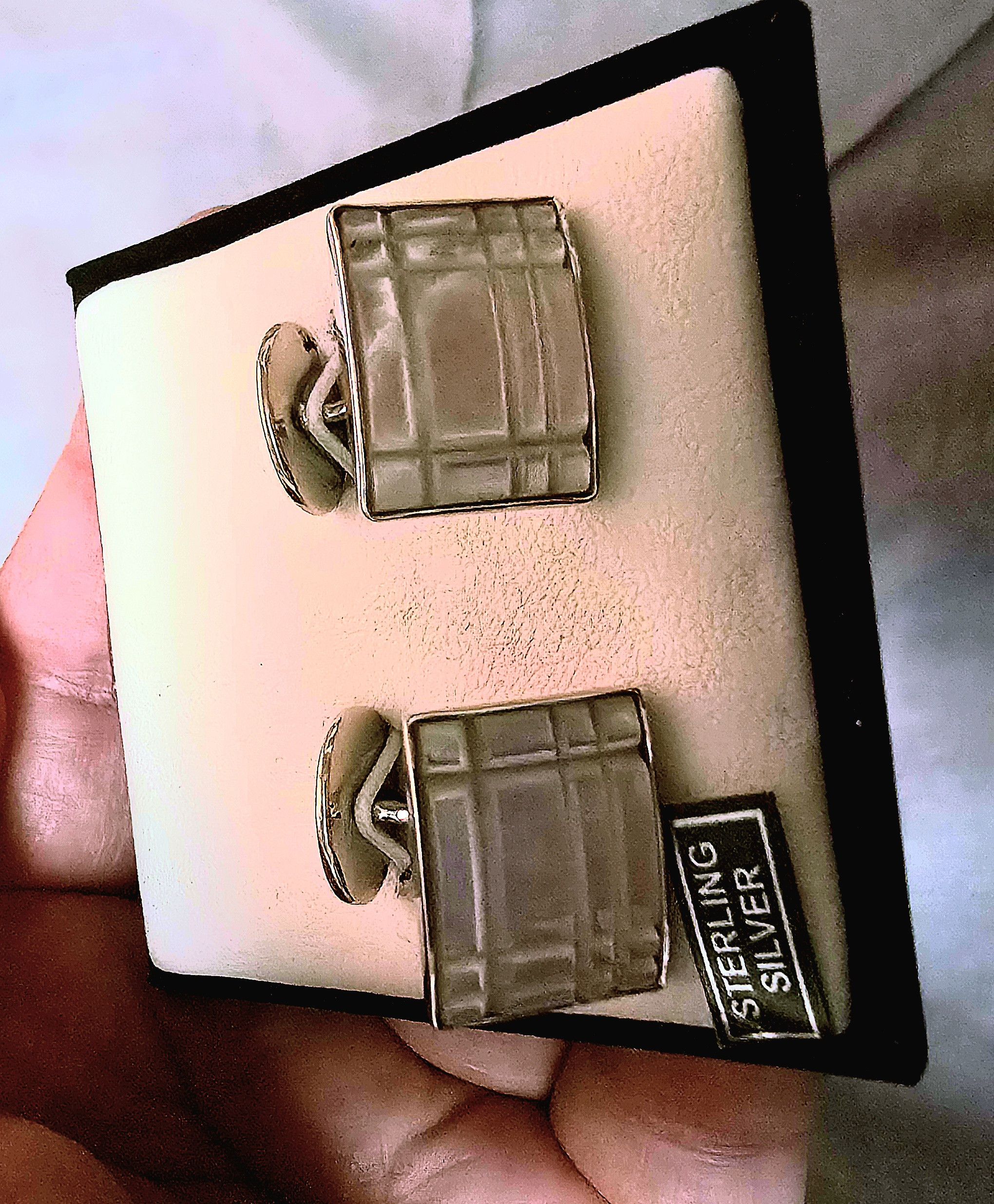 David Donahue Never Worn Sterling Silver Cuff Links Size ONE SIZE - 1 Thumbnail