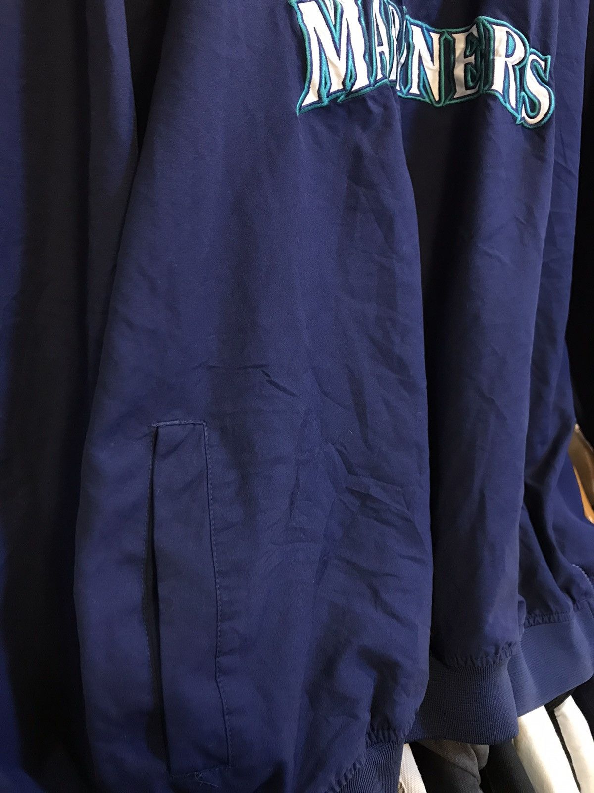 Nike × Vintage Vintage Nike Team Center Swoosh Windbreaker Size US XXL / EU 58 / 5 - 8 Thumbnail