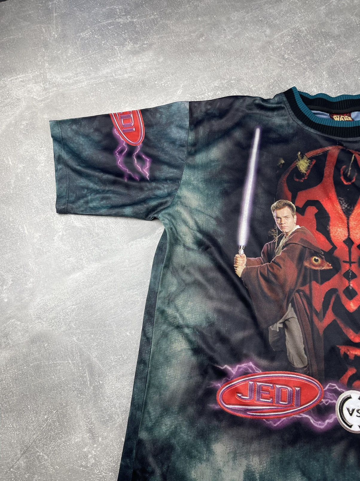 Star Wars × Vintage Vintage 90s Rare Star Wars Jedi VS Sith Episode 1 T-Shirt Size US XL / EU 56 / 4 - 2 Thumbnail