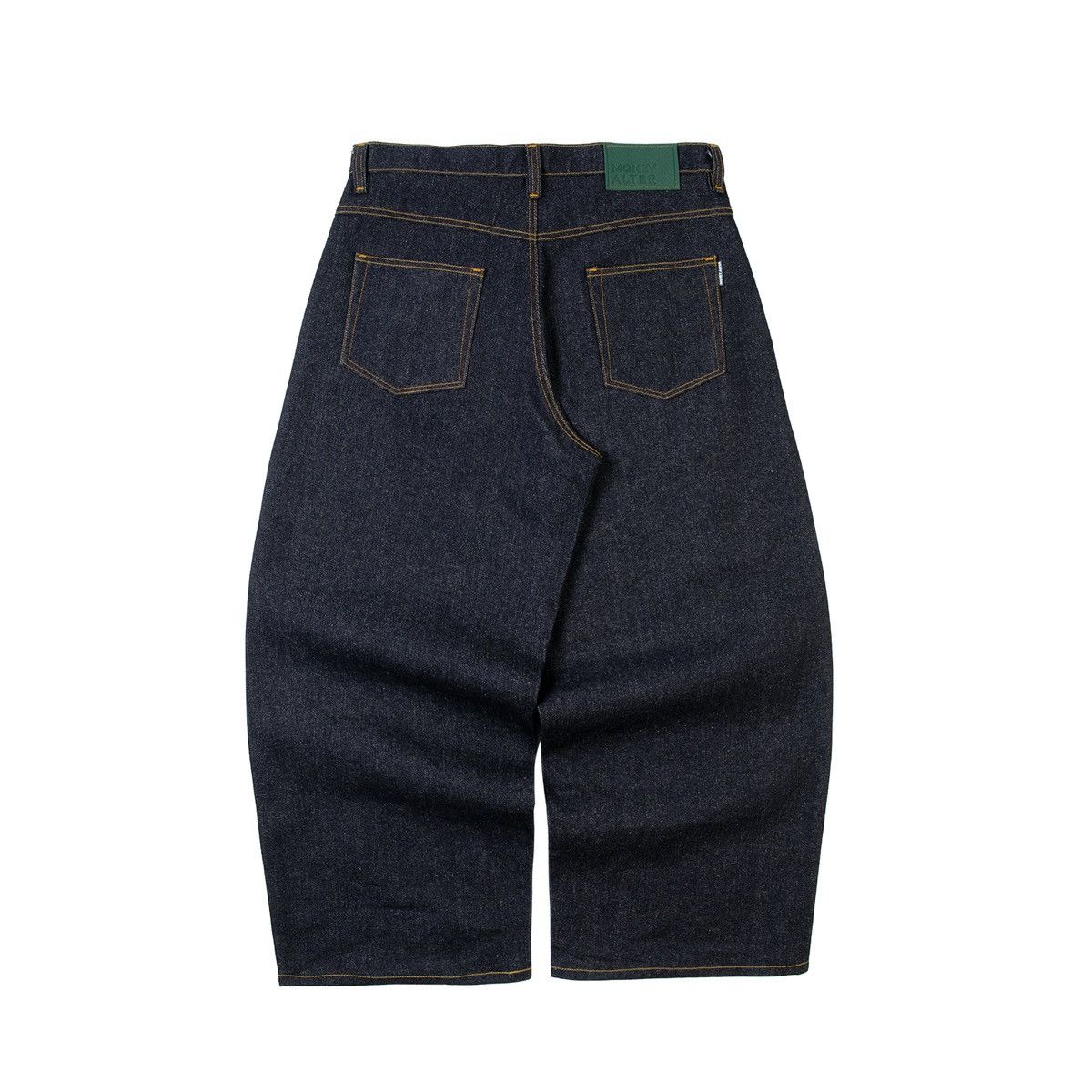 Designer × Japanese Brand Wide Raw Baggy Denim 13.5oz NEW Size US 32 / EU 48 - 2 Thumbnail