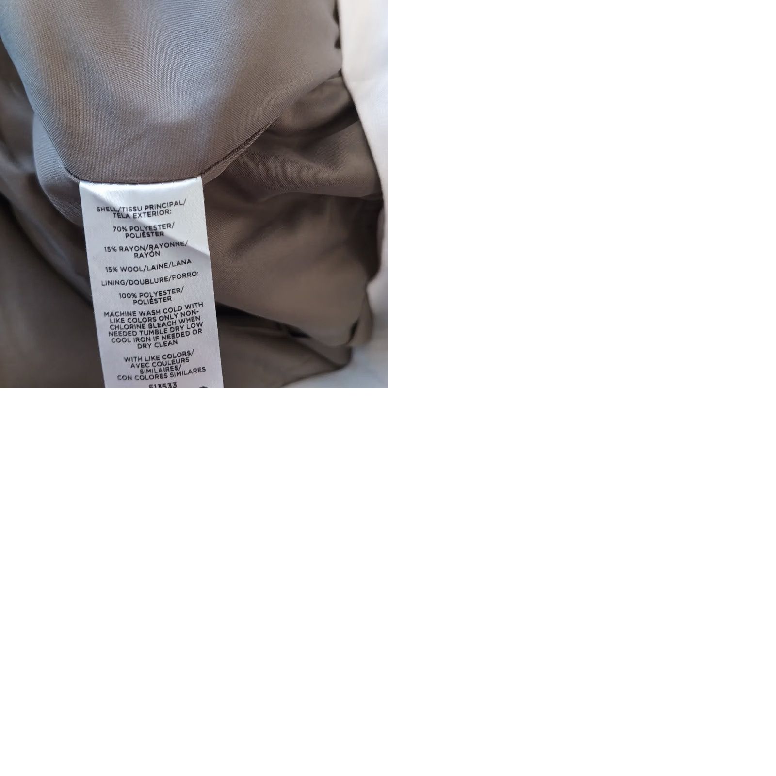 Ann Taylor Ann Taylor Petite Curvy Fit Dress Pants Womens 14P Gray Pockets Lined 36x28 Wool Blend Straight 28 Inseam Wool Blend Mens? Size 36" / US 14 / IT 50 - 9 Thumbnail