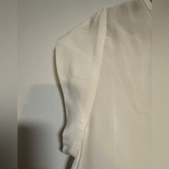 Joie Joie White Silk Short Sleeve Blouse with Pocket - Size Small Size S / US 4 / IT 40 - 6 Thumbnail