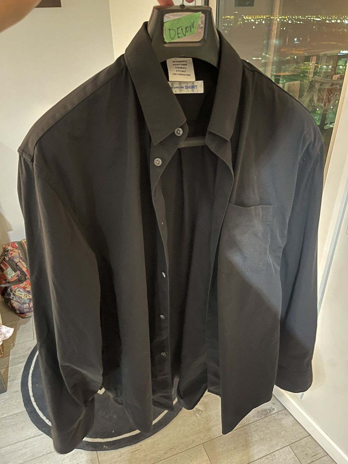 Vetements Vetements x CDG Spring 2017 Oversized Button Up Shirt | Grailed