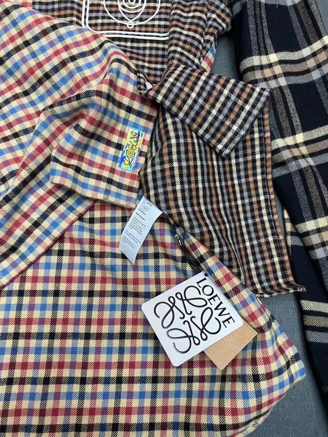Loewe Loewe 22ss eln patchwork flannel shirt Size US XXS / EU 40 - 5 Thumbnail