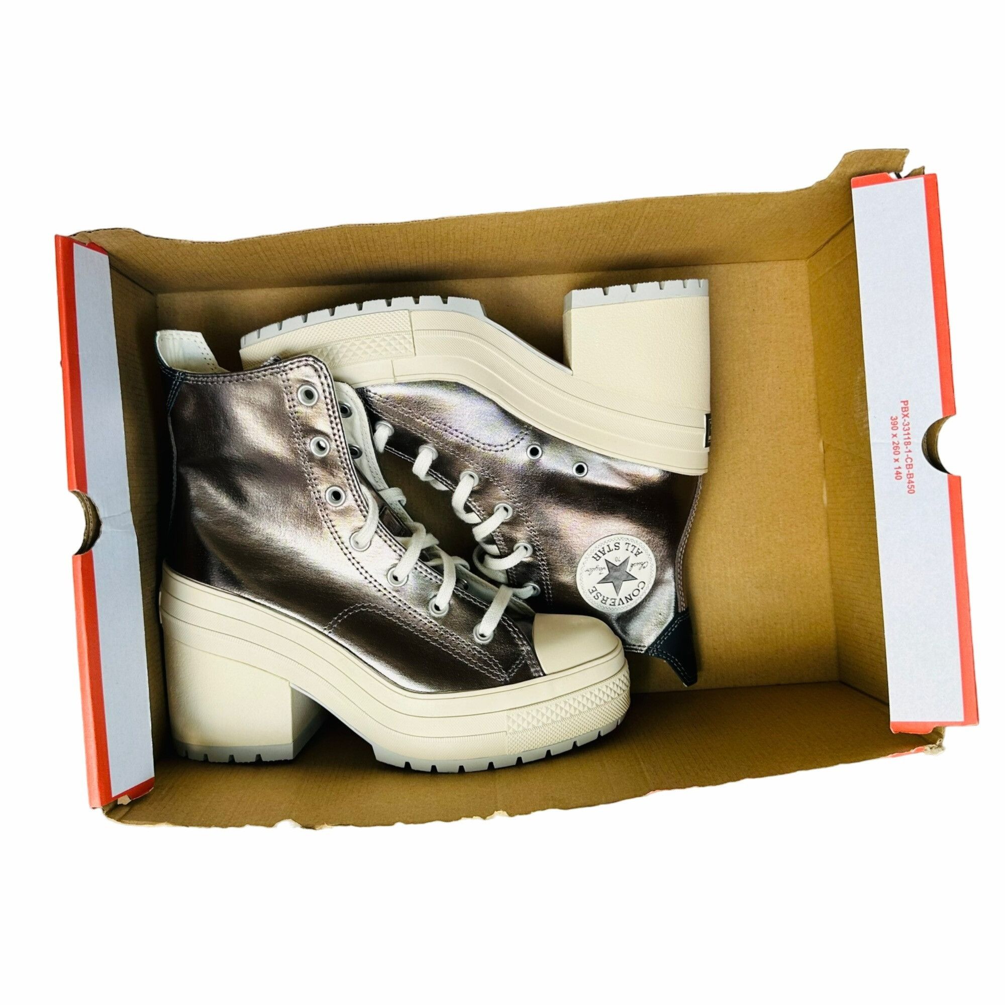Converse ⭐Converse Chuck 70 De Luxe Heel Sz 5 Mens Shoes Sneakers Met Size US 5 / EU 37 - 6 Thumbnail
