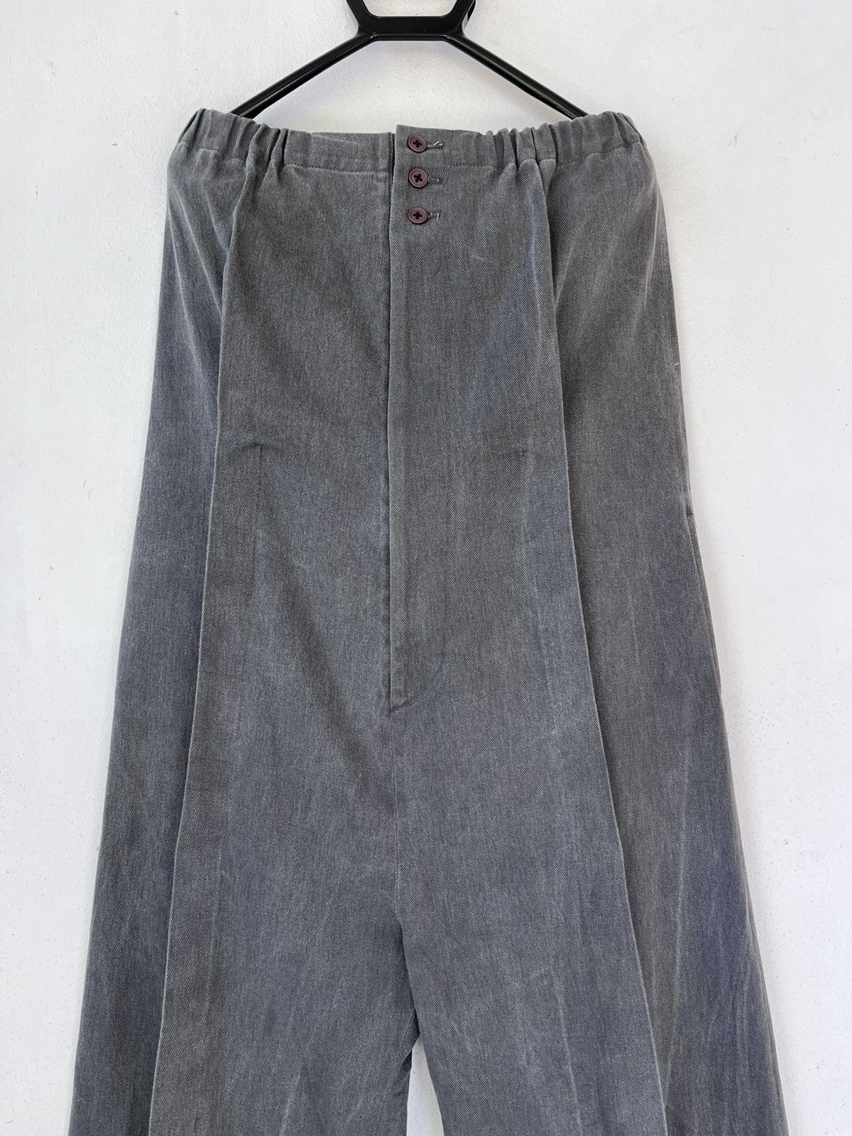 Limi Feu LIMI feu Yohji Yamamoto Avant-Garde Pleated Wide Pants Size 32" / US 10 / IT 46 - 5 Thumbnail