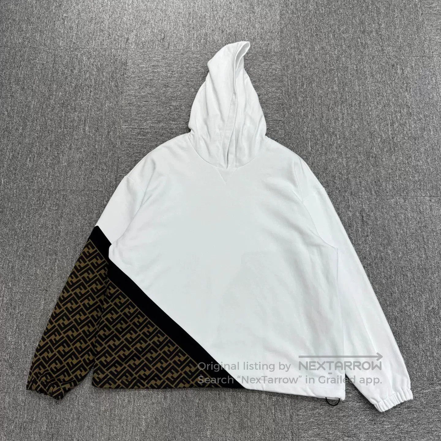 Fendi Fendi Monogram Paneled Hoodie. Size US XL / EU 56 / 4 - 1 Thumbnail
